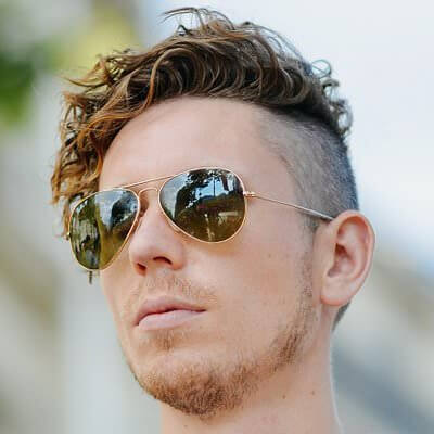 Dégradé bouclé coiffeur Épinay-sous-Sénart 91860 barber homme salon